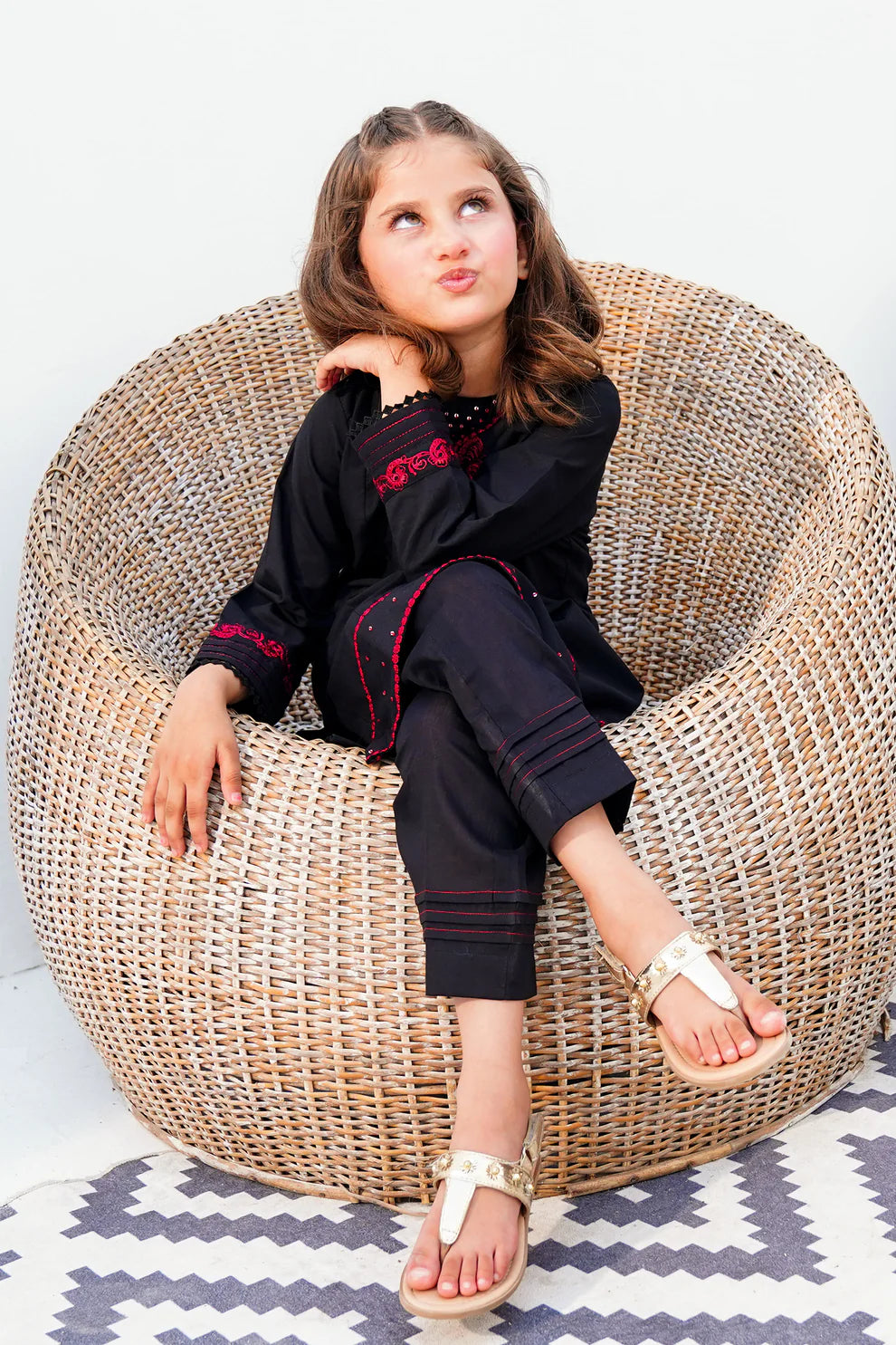 Lawn 2PC Embroidered Dress-