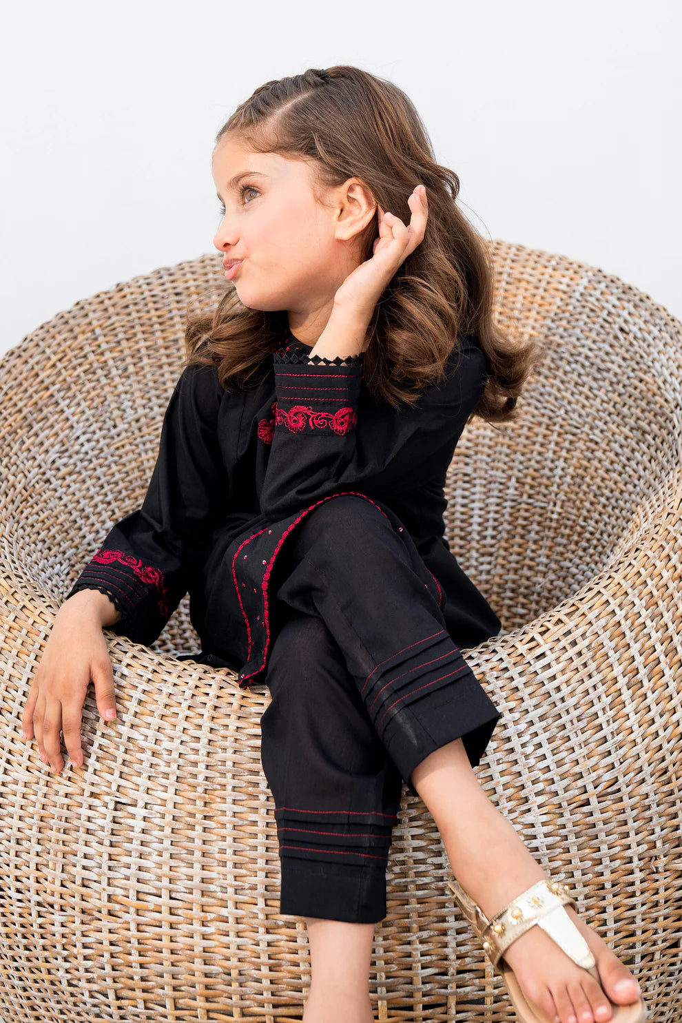 Lawn 2PC Embroidered Dress-