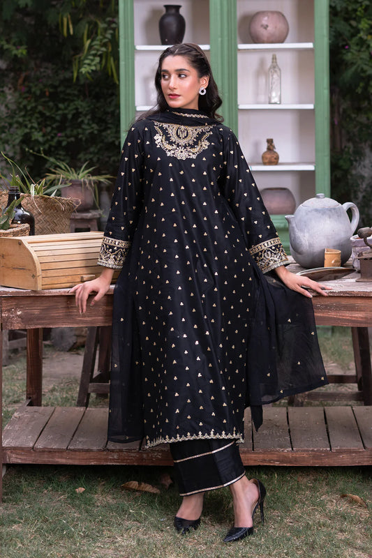 Baharaneh (Black) (3 PC)