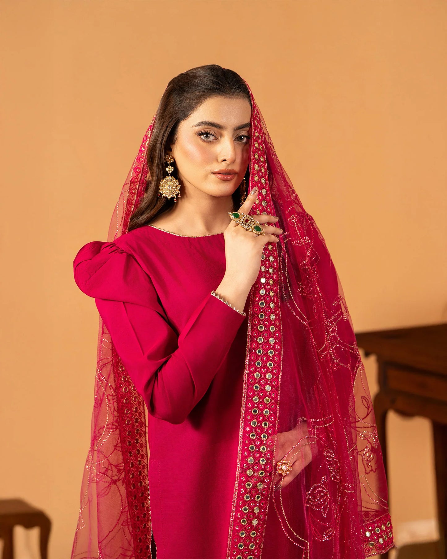2 Piece Plain Paper Cotton Suit Stitched