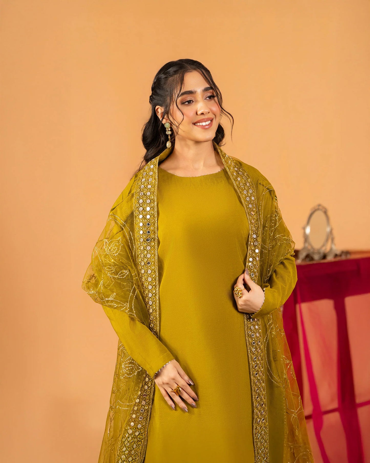 2 Piece Plain Paper Cotton Suit Stitched