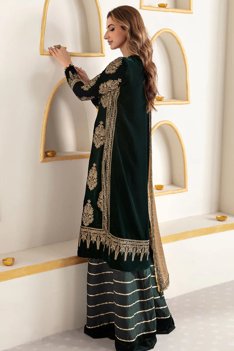 Embroidered Velvet Formal