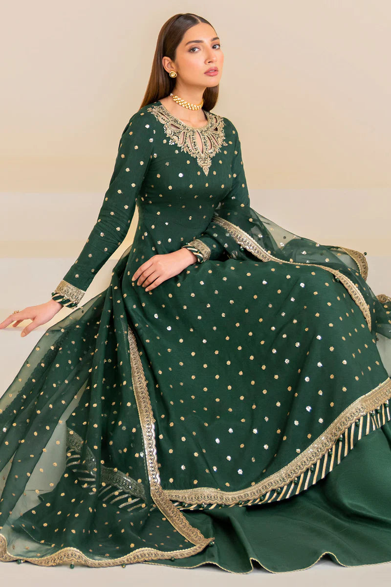 EMBROIDERED Raw Silk 3546