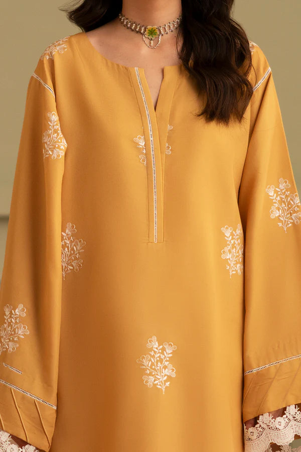 Embroidered 2 piece kurta set