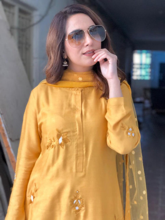 PEELA COTTON NET DRESS