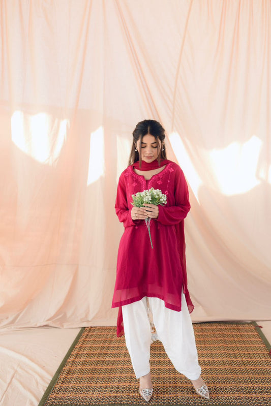 HOT PINK SHALWAAR KAMEEZ