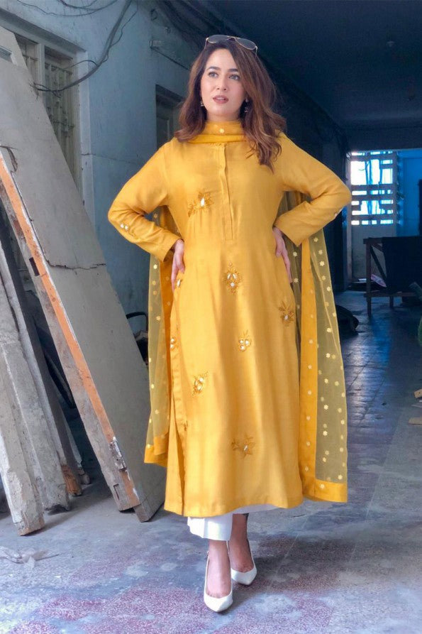 PEELA COTTON NET DRESS
