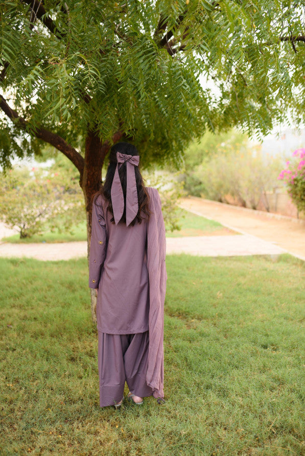 ( MAUVE SHALWAR KAMEEZ )