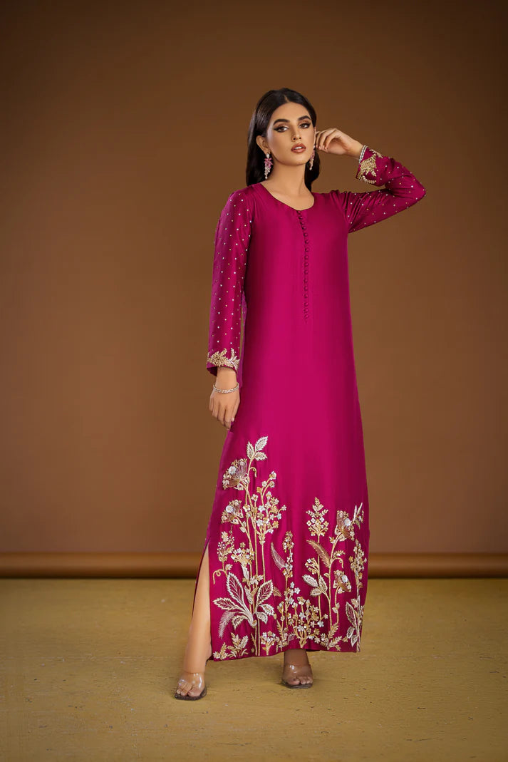 Long Shirt Fully Handmade Work