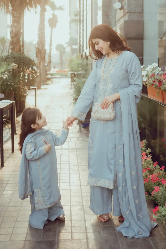 Embroidery 3pc Suit