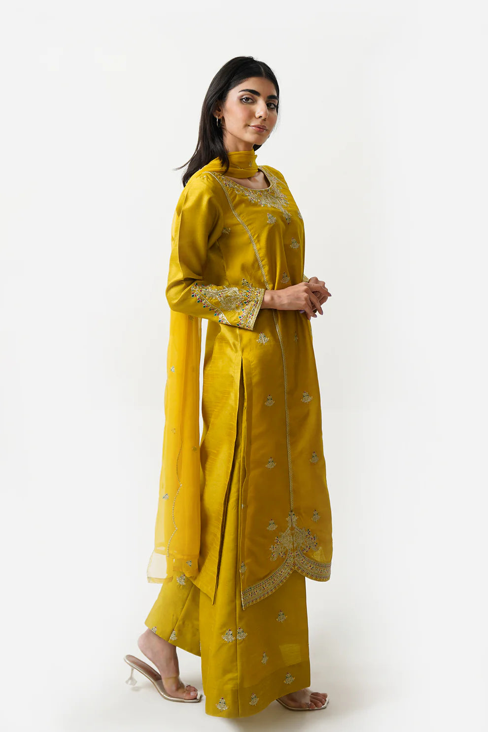 Mustard Colour Dress