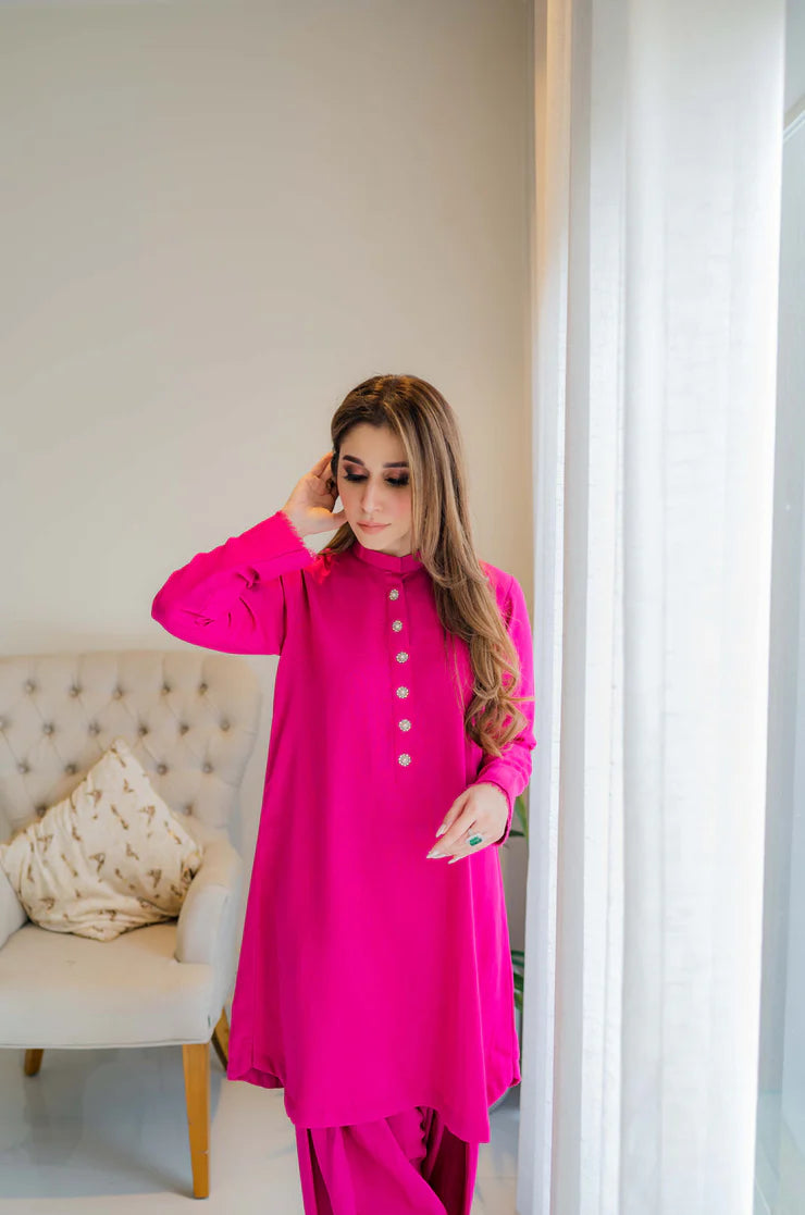 Hot pink karandi