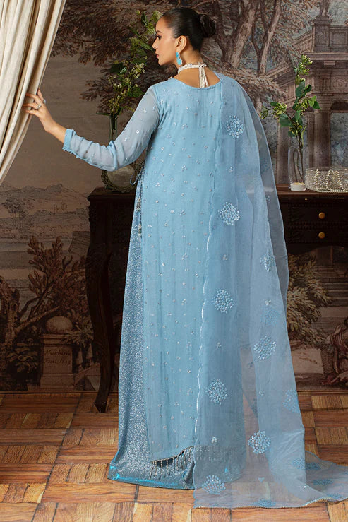 Embroidered Stretchy Woven Shimmer Shimmer Suit RS5654