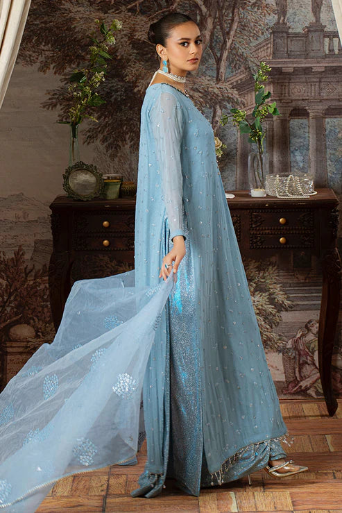 Embroidered Stretchy Woven Shimmer Shimmer Suit RS5654