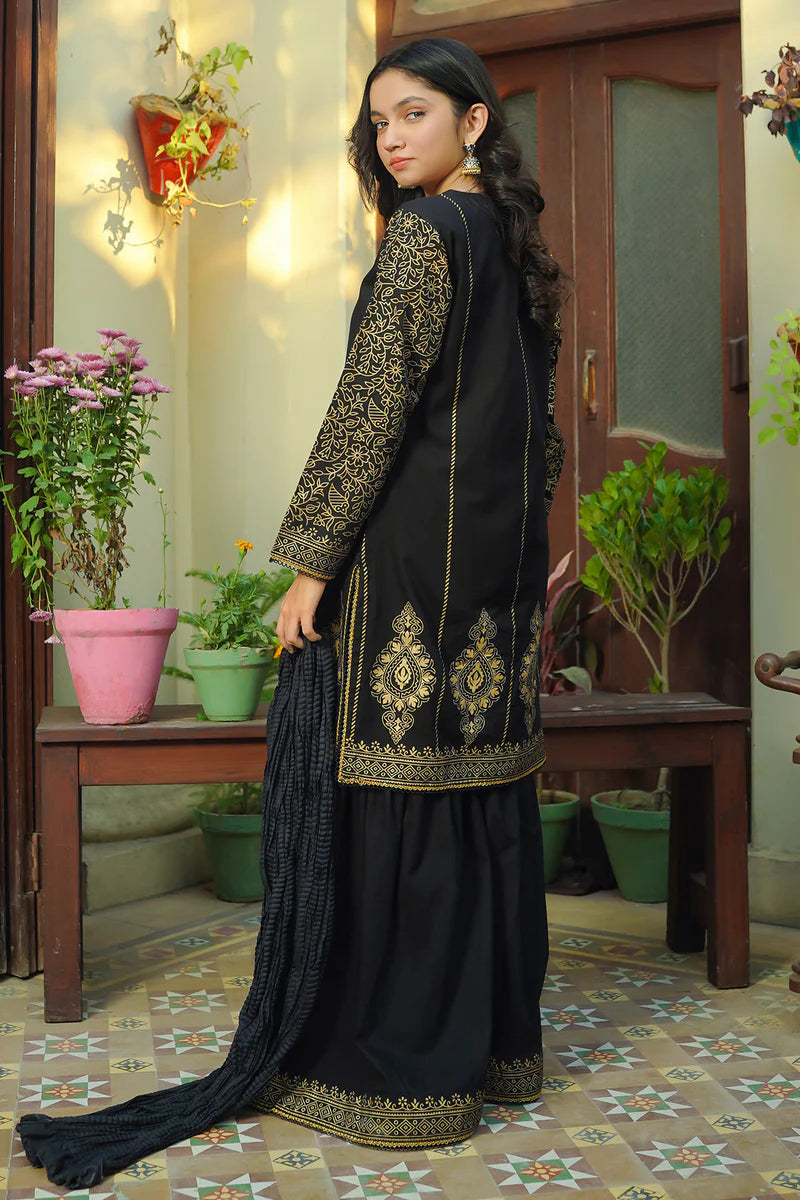 Cotton Printed 3 Pc Suit