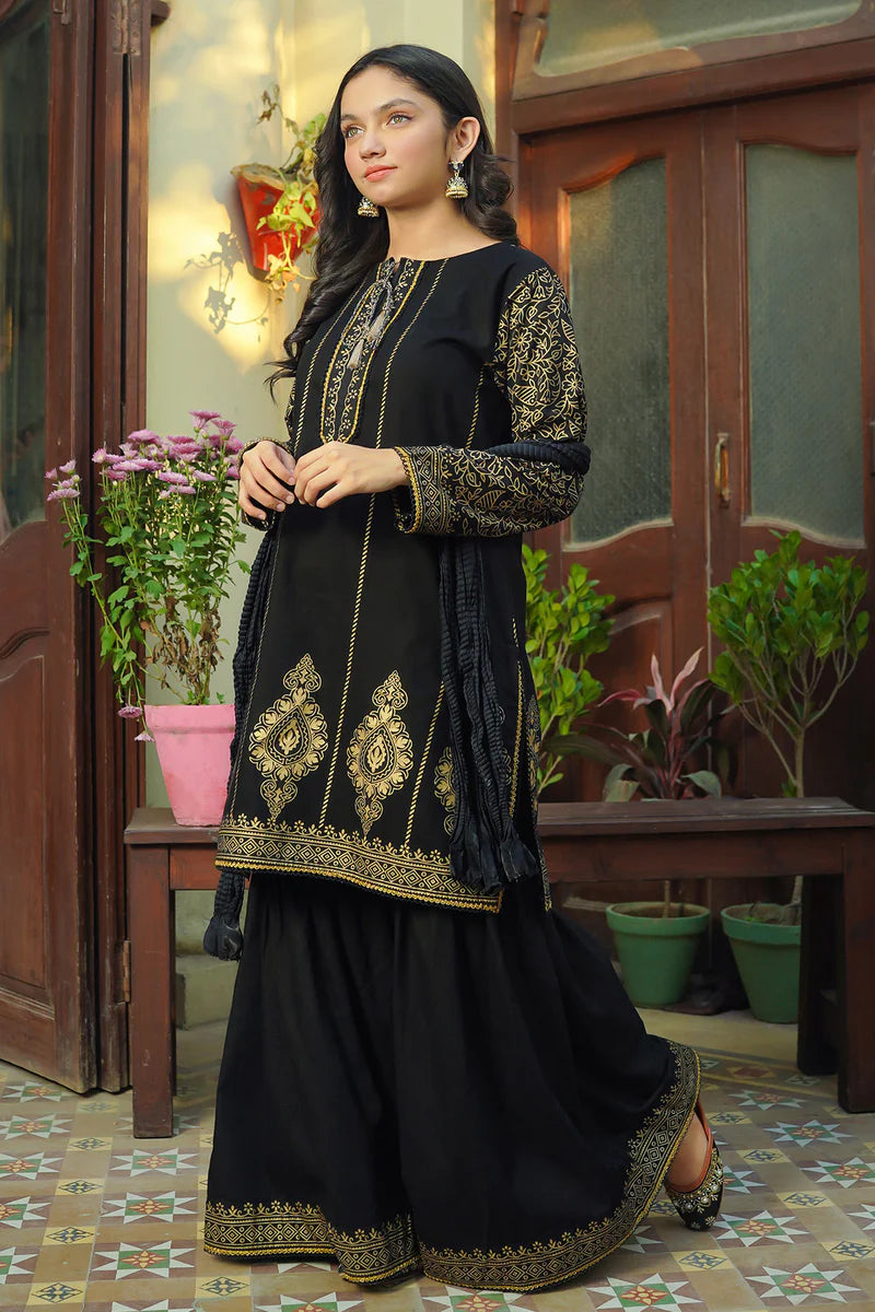 Cotton Printed 3 Pc Suit
