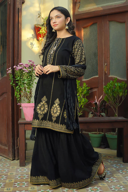 Cotton Printed 3 Pc Suit