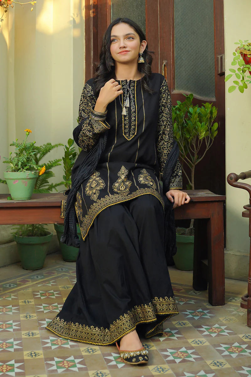 Cotton Printed 3 Pc Suit