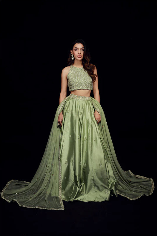 Sage Green Lehenga Choli