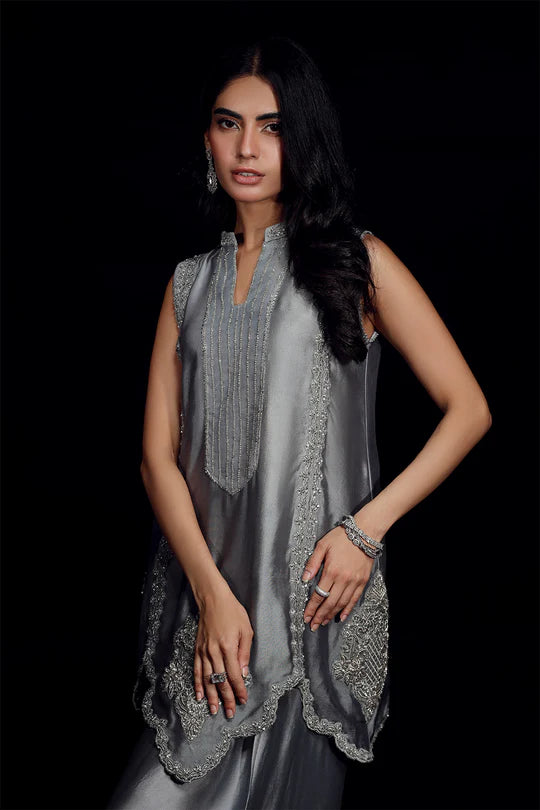 Spanish Grey 2Pc Dress _AS3545