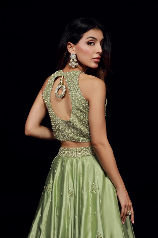 Sage Green Lehenga Choli