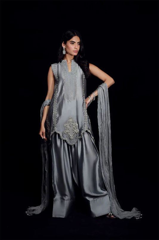 Spanish Grey 2Pc Dress _AS3545