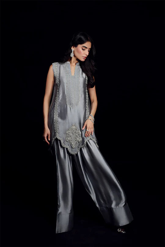 Spanish Grey 2Pc Dress _AS3545