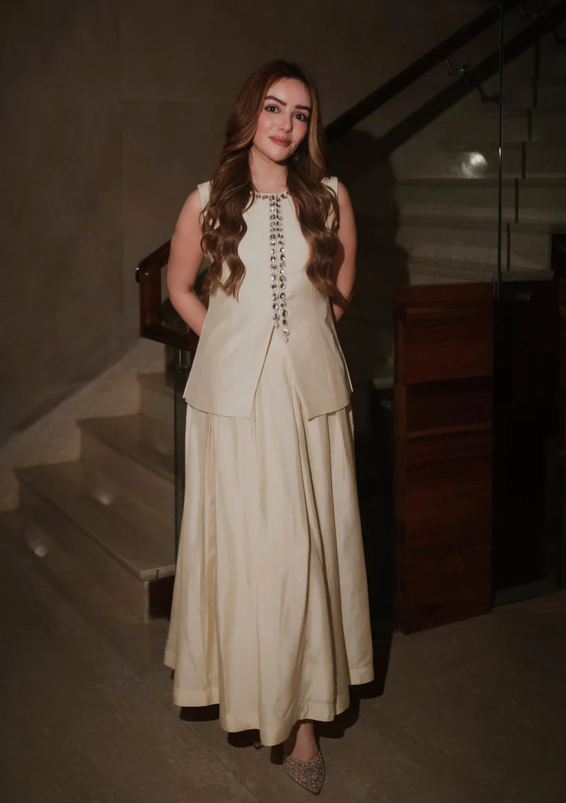 Ivory Cosmo Waistcoat Set