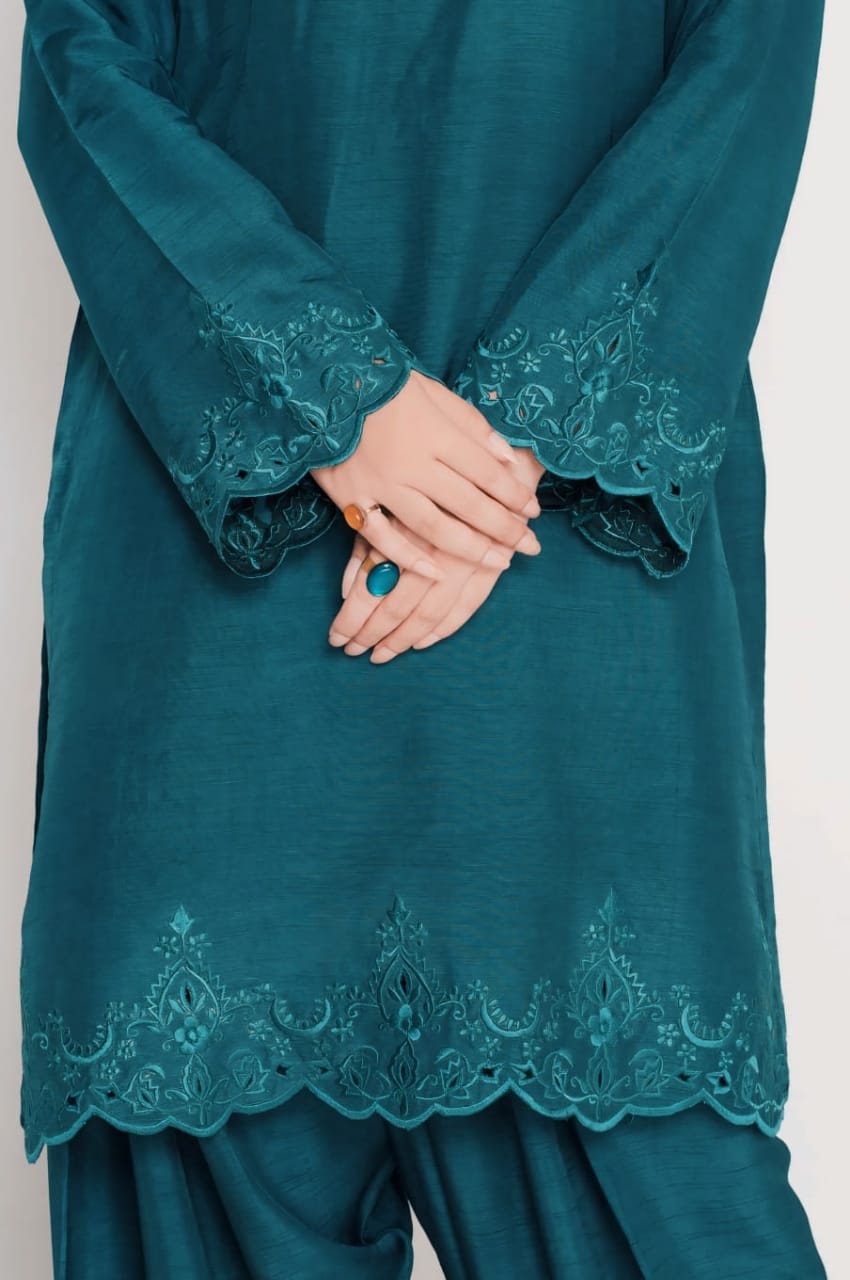 Peacock Blue Elegance