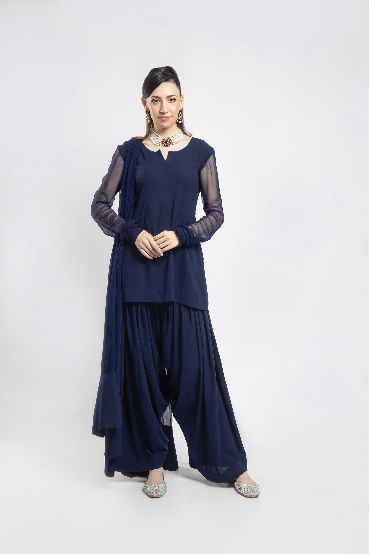 Classic Navy Blue Suit