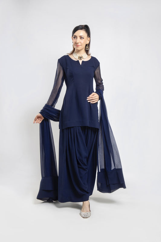 Classic Navy Blue Suit