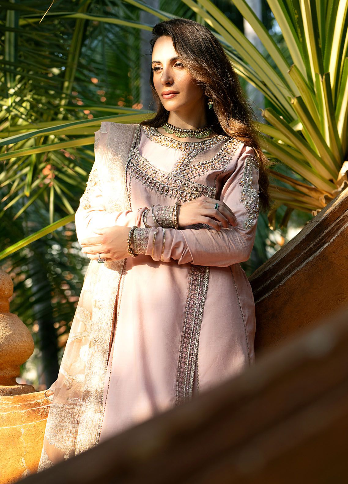 Pret Embroidered Raw Silk 3 Piece Suit Sivana
