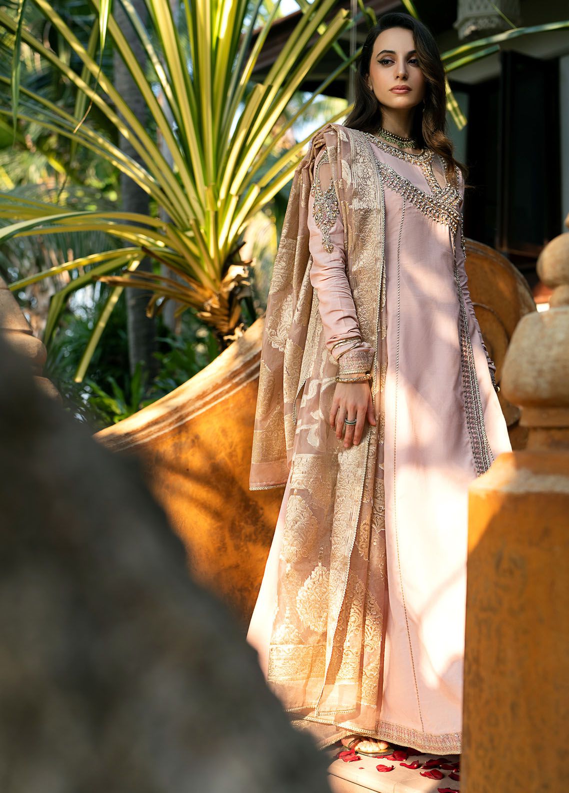 Pret Embroidered Raw Silk 3 Piece Suit Sivana